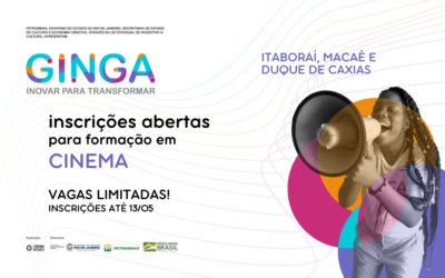 Inscrições abertas para formação em Cinema do Ginga