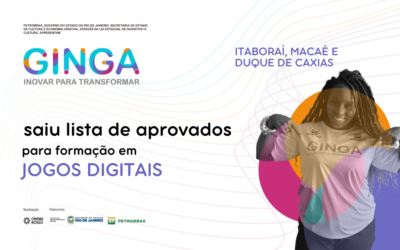 Saiu a lista dos selecionados da formação de Jogos Digitais do Ginga!
