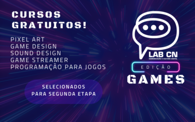 Lista de Selecionados para a segunda fase dos Laboratórios Gratuitos de Jogos!
