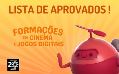 Lista de aprovados Formação em Cinema e Jogos Digitais